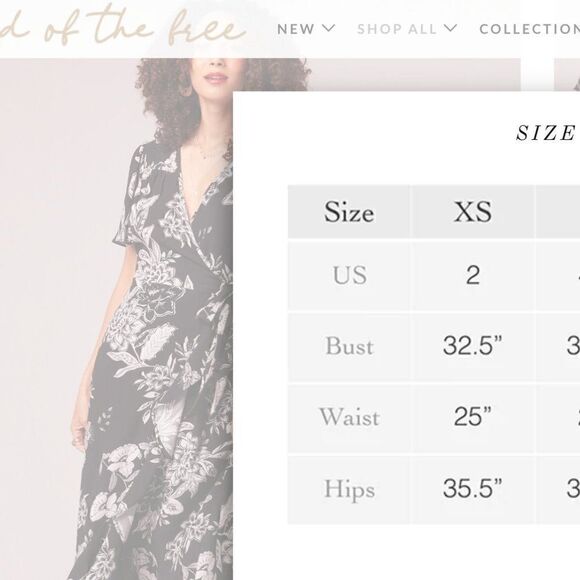 Band of Gypsies Taupe Navy Floral Wrap Boho Maxi Dress - Picture 5 of 9